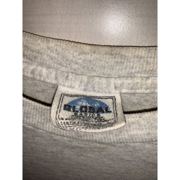 Vintage 80s-90s University Of Michigan Heather Gray Graphic T Shirt Unisex Large - Picture 3 of 16